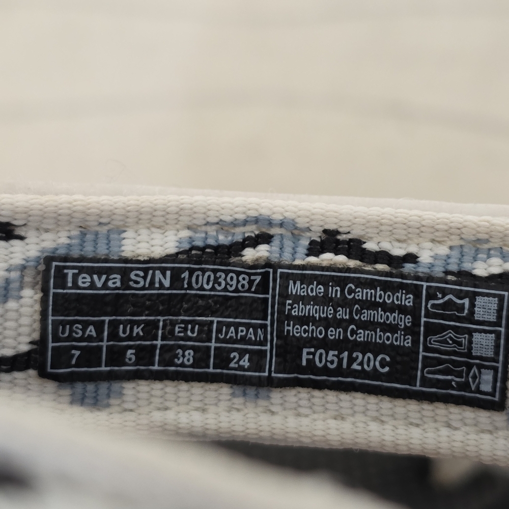 Teva Womens Original Universal Sporty Multicolor Strappy Sandals 1003987 size 7 - Picture 10 of 10